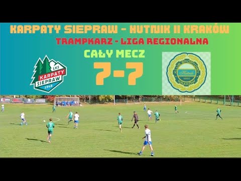 Karpaty Siepraw  - Hutnik II Kraków 7:7 Trampkarz Liga Regionalna 18.10.2025