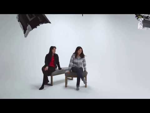 Milltown Large Bench in Mink Brown Tweed Fabric Video 1