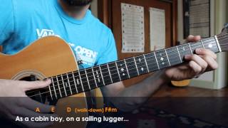 Oscar Isaac - Shoals of Herring - Folk Guitar Lesson