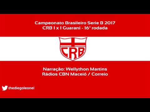 Gol do Adalberto CRB 1 x 1 GUARANI