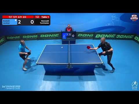 08:00 Anatolii Levshyn 1-3 Hennadii Yurchenko West 1 WIN CUP 27.11.2022 | TABLE TENNIS WINCUP