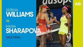 Serena Williams v Maria Sharapova - Australian Open 2015 Final | AO Classics