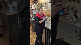 How a pumpkin pie blizzard is made!