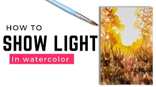Painting Autumn Light Made EASY with Watercolor!