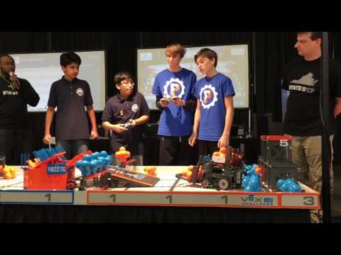 VEX IQ STATES 2017 VA Champions HOLMAN MS 23059M Mercury