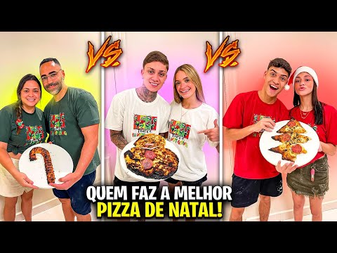 DESAFIO DE CASAIS! QUEM FIZER A MELHOR PIZZA DE NATAL VENCE!!