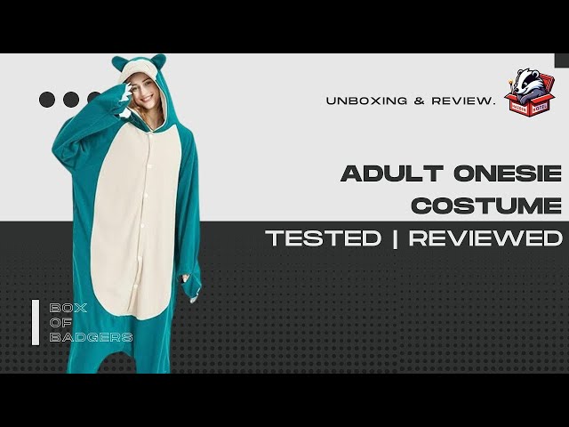 Vídeo relacionado con SimZoo Adulto Disfraz Pijama Unisex Pijama Kigurumi Onesie para Carnaval Halloween Cosplay Ropa de Dormir Traje de Disfraz para Navidad Festival Mujer y Hombre
