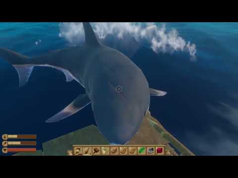 Raft:  How to stop the Shark from eating a piece of your raft for dinner