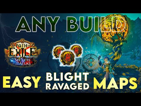 POE 3.26 | Guide | Easily do Blight Ravaged Maps on any Build Path of Exile |Secrets of the Atlas