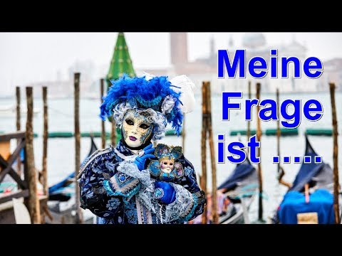 Meine Frage ist ...