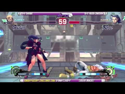SFO Monthly May 2015 - USF4 - Losers Bracket - SFO Savant vs SFO TigerFlowsion