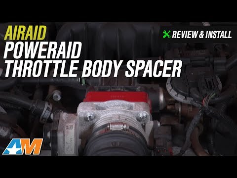 2005-2010 Mustang V6 Airaid Poweraid Throttle Body Spacer Review & Install