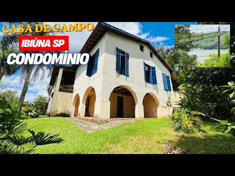 CASA BARROCA EM CONDOMÍNIO IBIÚNA SP ACESSO A REPRESA