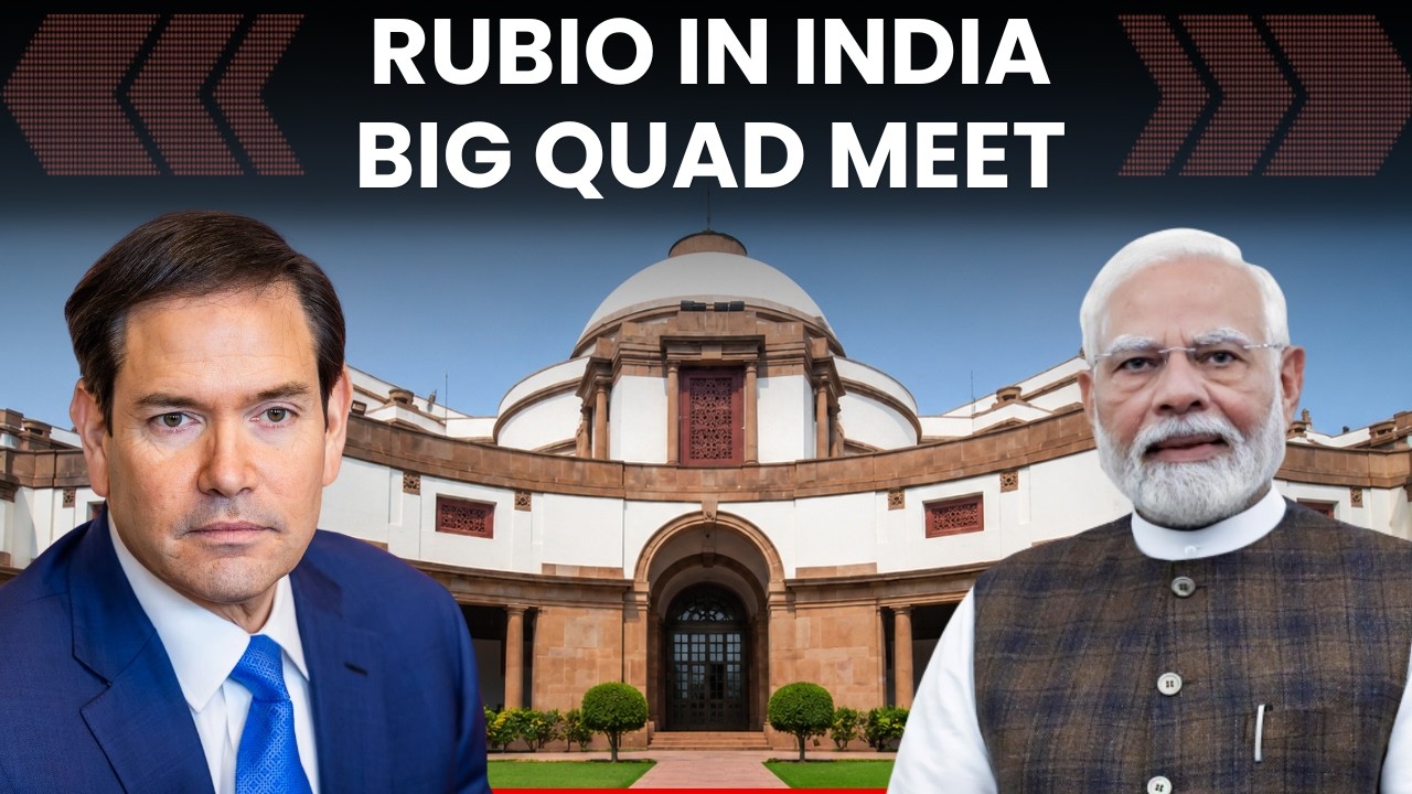 LIVE: US Secretary Marco Rubio Lands in India | Quad, Trade And Strategic Talks in Focus | N18G