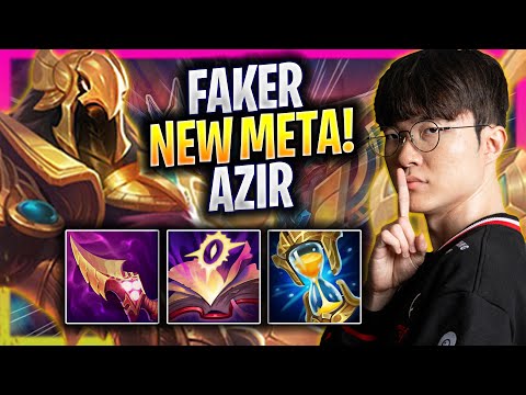 FAKER CRAZY NEW META AZIR TOP! - T1 Faker Plays Azir TOP vs Pantheon! | Season 2025