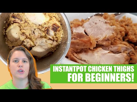 BEST Instant Pot Chicken Thighs FOR BEGINNERS! | Lazy...