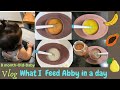 What I Feed ABBY in a Day (vlog) 7 month Old baby food