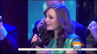 Laura Osnes sings Text Me Merry Christmas with Straight No Chaser on the Today Show 12.5.14 HD
