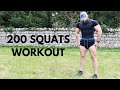 200 SQUAT WORKOUT | Home Leg Workout No Equipment (Follow Along)