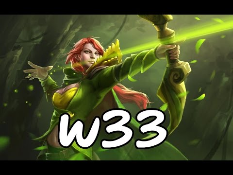 [Dota2] w33 Pro windranger Mid Ranked Game 8000 MMR