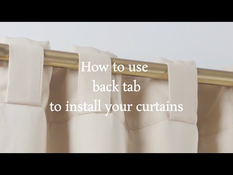 Concealed Tab Curtains