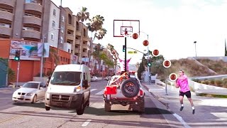 INSANE TRAFFIC TRICKSHOTS