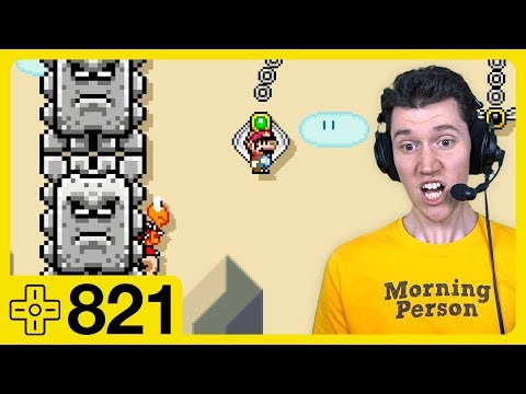 Side Thwomp Sprint Romp | Morning Mario #821