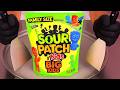Sour Patch Kids Ice Cream Rolls Sushi Style ASMR