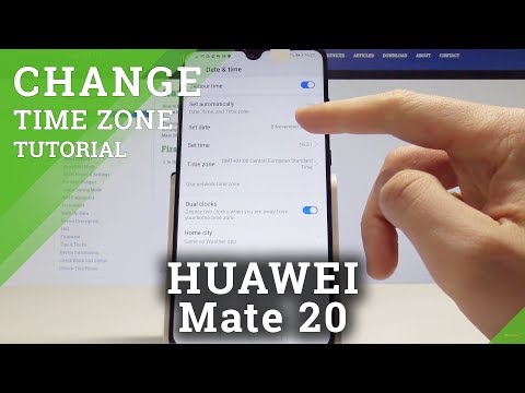 How to Set Up Date and Time in HUAWEI Mate 20 - Date & Time Configuration