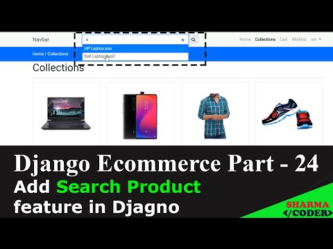 Django Ecommerce Part 24 | How to make search product feature in django | Search functionality