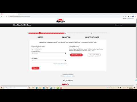 How to Buy an eGift Card on Pizza Hut Online