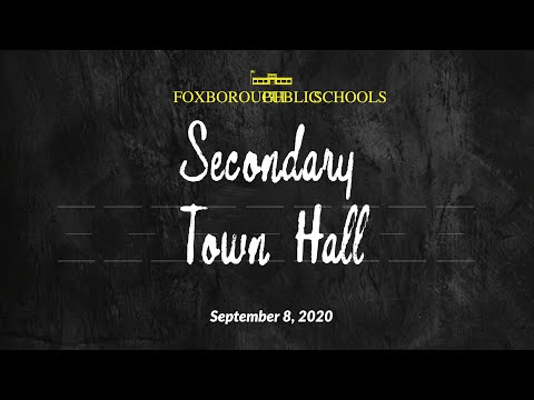 Thumbnail for FPS Secondary Town Hall 9/8/20