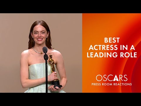 afbeelding Emma Stone | Best Actress in a Leading Role | Oscars 2024 Press Room Speech