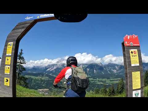 Bikepark Schladming red trails Rookie Downhill - Kessler Line - Downtown Line