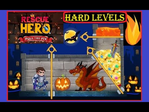 Rescue Hero - Pull The Pin : Hard Level 25 to 30