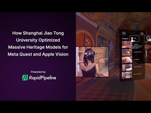 Museum of Digitized Heritage - Apple Vision Pro app walkthrough, powered by RapidPipeline