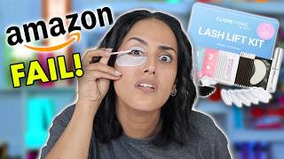I TRIED DOING AN AMAZON LASH LIFT! WHAT A WASTE OF TIME!