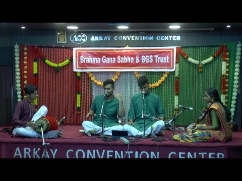 Brahma Gana Sabha & BGS Trust - Rangan Brothers Vocal Duet