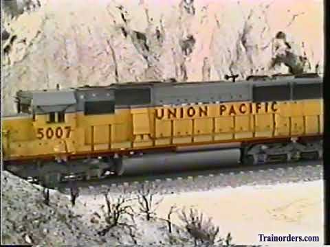 Classic Railroad Series 730 - Union Pacific in Cajon Pass April 11, 1996.