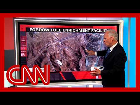 Satellite images show before and after of Iran's nuclear site