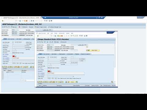 Video 6 - Debugging Standard Transaction VA02(Identify the error, watchpoint & screen field changes)