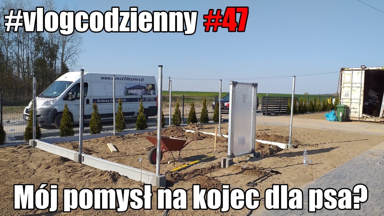#vlogcodzienny #47 - Jaki mam pomysł na kojec dla psa  Zrób to sam