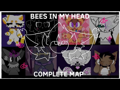 || BEES IN MY HEAD - COMPLETE MAP || 🐝