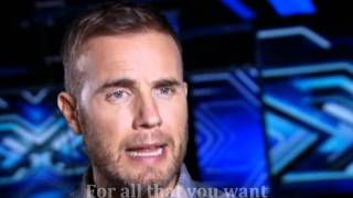 Gary Barlow - For All That You Want (with lyrics)