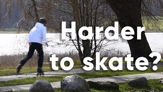 First Time Skating 125 MM Wheels - What is it like?