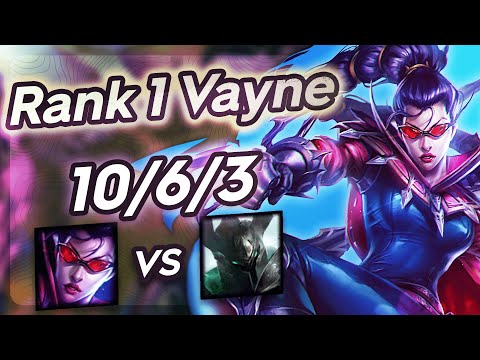 Vayne Vs Mordekaiser - Challenger Gameplay Rank 1 Vayne