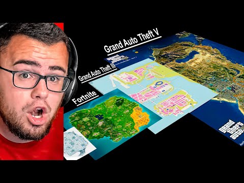 Reacting to VIDEO Game Map Size Comparison!