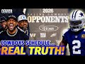 Cowboys Schedule is not as Hard as you think! The TRUTH on why this year could be special!