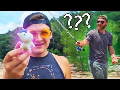 Fishing with what You Find CHALLENGE | Broke Boys Fishing