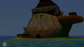 pov: You Stay the Night on DK Isle in Donkey Kong 64 🌧️ (+Music & Rain)